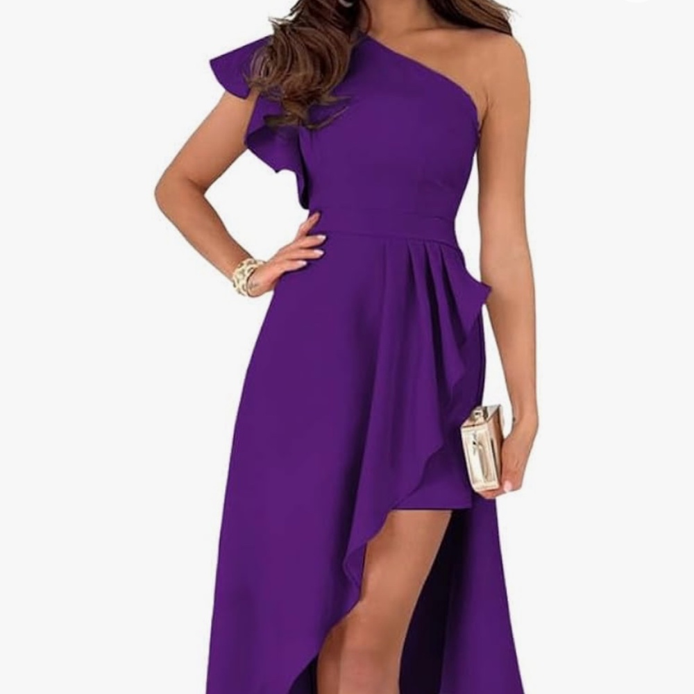 Purple formal dress